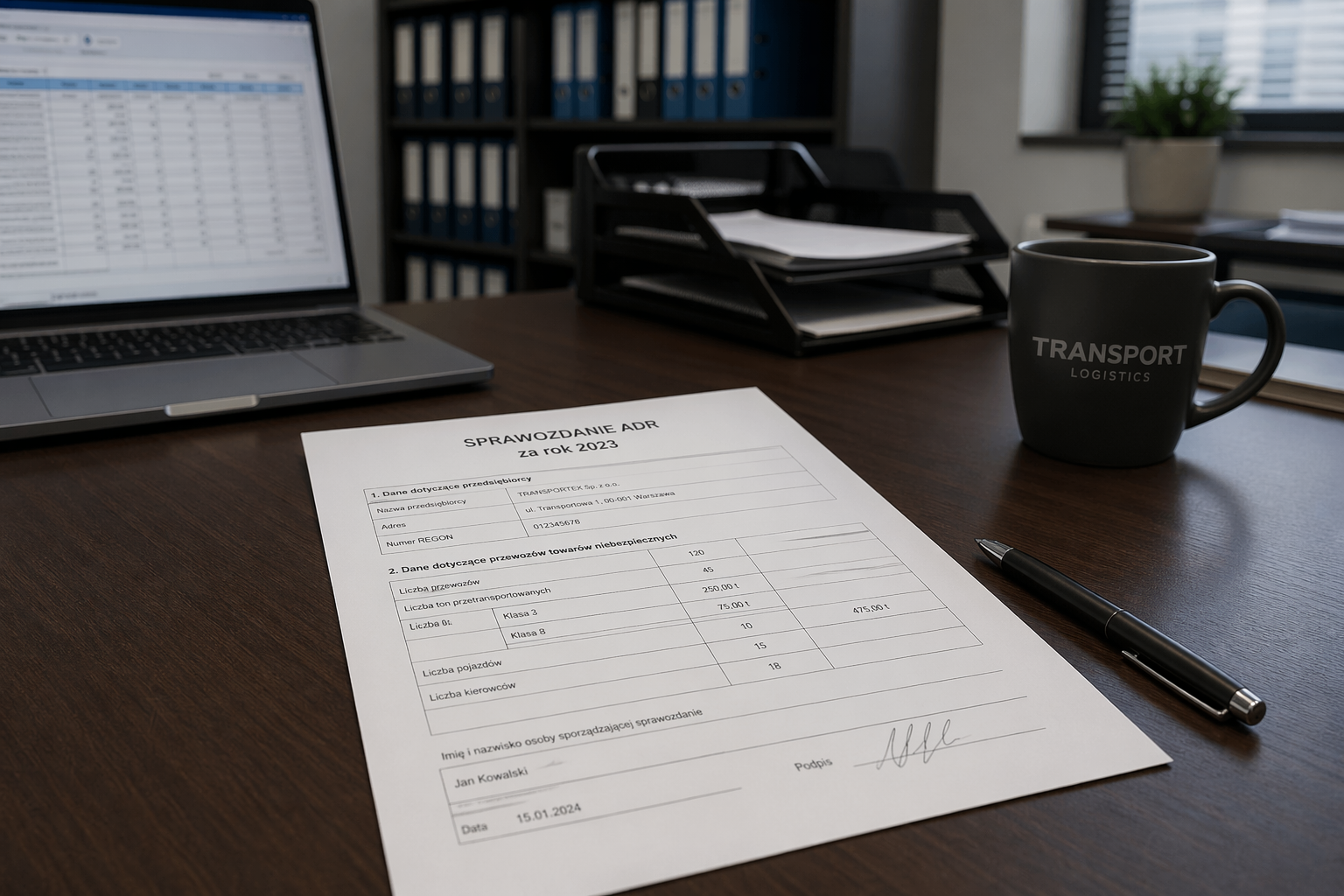 Sprawozdanie ADR – obowiązki, terminy i konsekwencje